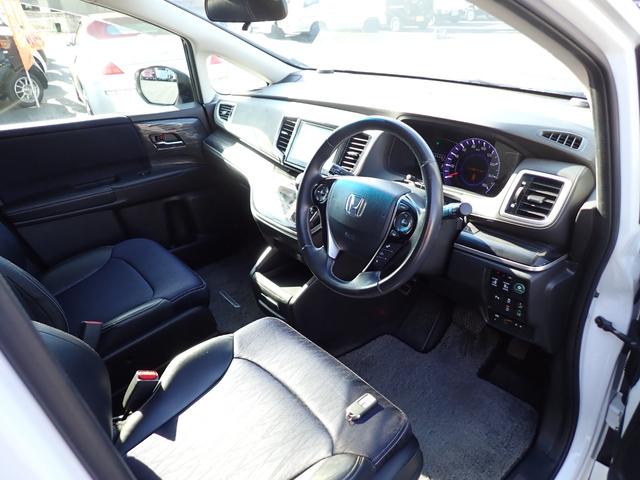 オデッセイ アブソルート・20thアニバーサリー ホンダセンシング 社外アルミ 純正ナビ フルセグTV Bカメラ 両側Pスライド ETC Pスタート Sキー(7枚目)