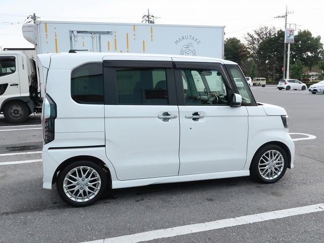 N-BOXカスタム Lターボ 純正SDナビ フルセグTV バックカメラ Bluetooth ハーフレザーシート シートヒーター ETC ドラレコ 両側電動スライドドア ホンダセンシング アダプティブクルーズコントロール 修復歴無し(23枚目)