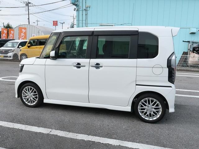 N-BOXカスタム Lターボ 純正SDナビ フルセグTV バックカメラ Bluetooth ハーフレザーシート シートヒーター ETC ドラレコ 両側電動スライドドア ホンダセンシング アダプティブクルーズコントロール 修復歴無し(28枚目)