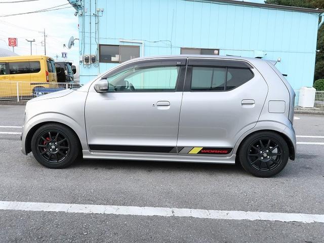 アルトワークス ベースグレード 5速マニュアル ETC 純正レカロシート ローダウン 社外オーディオ CD 修復歴無し 走行距離41479キロ 法定点検整備付 横滑り防止 スマートキー HIDヘッドライト 寒冷地仕様(35枚目)