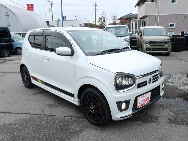 アルトワークス ベースグレード 社外ナビ Bluetooth接続 純正15インチアルミホイール ETC KYBショック 赤キャリパー 車検満了令和9年3月 純正RECAROシート フロントフォグランプ HIDヘッドライト(7枚目)