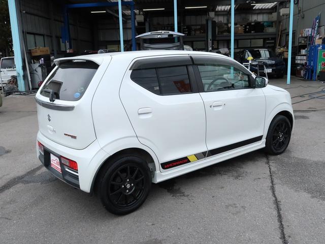 アルトワークス ベースグレード 社外ナビ Bluetooth接続 純正15インチアルミホイール ETC KYBショック 赤キャリパー 車検満了令和9年3月 純正RECAROシート フロントフォグランプ HIDヘッドライト(17枚目)