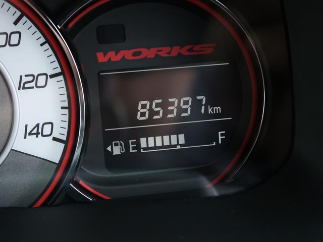 アルトワークス ベースグレード 社外ナビ Bluetooth接続 純正15インチアルミホイール ETC KYBショック 赤キャリパー 車検満了令和9年3月 純正RECAROシート フロントフォグランプ HIDヘッドライト(27枚目)