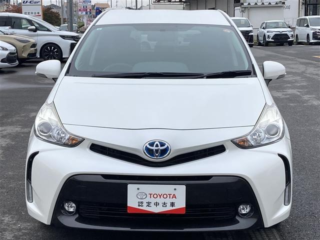 プリウスα S スマキ- 整備点検記録簿 リモコンキー 横滑り防止装置付き PW Bカメラ ナビ・TV ABS付き アルミホイール 1セグTV メモリーナビゲーション パワーステアリング 運転席エアバッグ イモビ(2枚目)