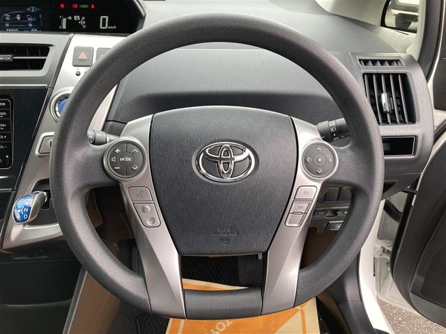 プリウスα S スマキ- 整備点検記録簿 リモコンキー 横滑り防止装置付き PW Bカメラ ナビ・TV ABS付き アルミホイール 1セグTV メモリーナビゲーション パワーステアリング 運転席エアバッグ イモビ(11枚目)