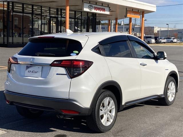 ヴェゼル ハイブリッドＸ・ホンダセンシング　地デジ　ＡＷ　Ａクルーズ　Ｂモニ　スマキー　オートエアコン　ＶＳＡ　ＥＴＣ車載器　ドライブレコーダー装着車　メモリナビ　ＡＢＳ　パワーウィンドウ　Ｗエアバッグ　ＤＶＤ再生　ナビＴＶ　キーレス　ＳＲＳ（4枚目）