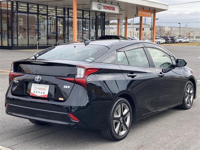 プリウス Ｓツーリングセレクション　エアバック　地デジ　Ｂモニ　定期点検記録簿　ＬＥＤヘッド　イモビ　オートクルーズ　横滑り防止　サイドエアバック　ドラレコ付き　ＤＶＤ再生可　ＥＴＣ　スマートキー　メモリ－ナビ　助手席エアバック　ＡＢＳ（4枚目）