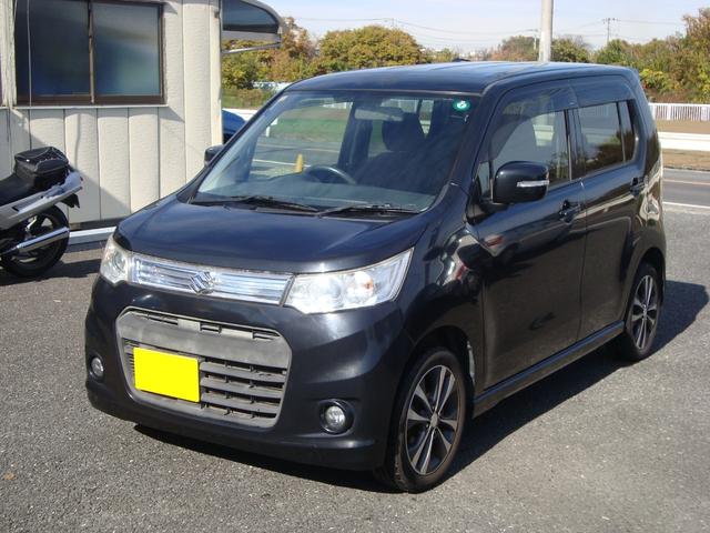 ワゴンＲスティングレー Ｔ　ターボ　アイドルストップ　プッシュスタート　ナビ＆フルセグＴＶ　ハンドルパドルシフト（2枚目）