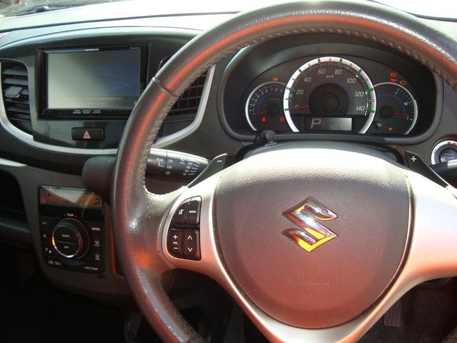 ワゴンＲスティングレー Ｔ　ターボ　アイドルストップ　プッシュスタート　ナビ＆フルセグＴＶ　ハンドルパドルシフト（6枚目）