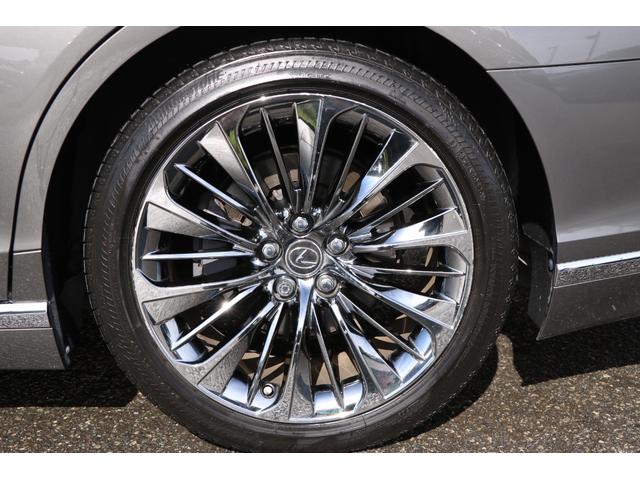 LS LS500h Iパッケージ ワンオーナー サンルーフ OP20インチアルミ 本革シート&ベンチレーター パノラミックビューモニター マンガンラスター トパーズブラウン内装 純正ナビ フルセグTV デジタルインナーミラー(22枚目)