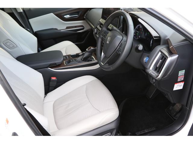 クラウンハイブリッド G-エグゼクティブ モデリスタエアロ 本革シート&ベンチレーター パノラミックビューモニター デジタルインナーミラー 純正ナビ フルセグTV HUD BSM プリクラッシュ クリアランスソナー!(39枚目)