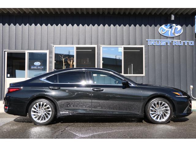 ES ES300h バージョンL ワンオーナー 黒本革 ヒーター&ベンチレーター サンルーフ グラファイトブラックガラスフレーク(223) 純正ナビ フルセグ パノラミックビューモニター スペアキー&カードキー(14枚目)