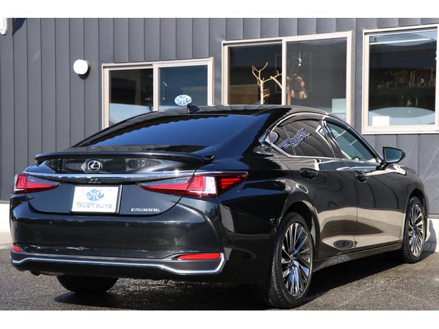 ＥＳ ＥＳ３００ｈ　バージョンＬ　黒革シート　ヒーター＆ベンチレーター　サンルーフ　グラファイトブラックガラスフレーク（２２３）純正ナビ　フルセグ　パノラミックビューモニター　スペアキー＆カードキー（6枚目）