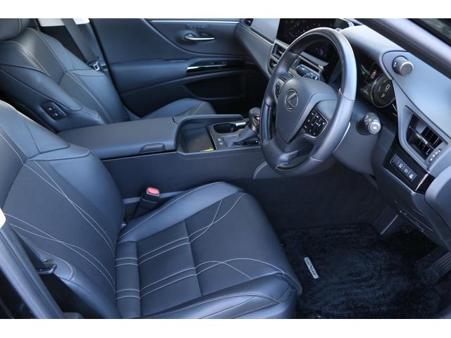 ＥＳ ＥＳ３００ｈ　バージョンＬ　黒革シート　ヒーター＆ベンチレーター　サンルーフ　グラファイトブラックガラスフレーク（２２３）純正ナビ　フルセグ　パノラミックビューモニター　スペアキー＆カードキー（49枚目）