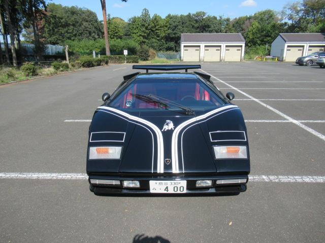 カウンタック ＬＰ４００Ｓ　５速ＭＴ　エンジンフルＯＨ済み（クランクシャフトバランス取り）　ピストン、リング、メタル新品　バルブすり合わせ　ワンオフマフラー　エギゾースト　パナスポーツアルミ　ＡＰレーシングブレーキキット（5枚目）