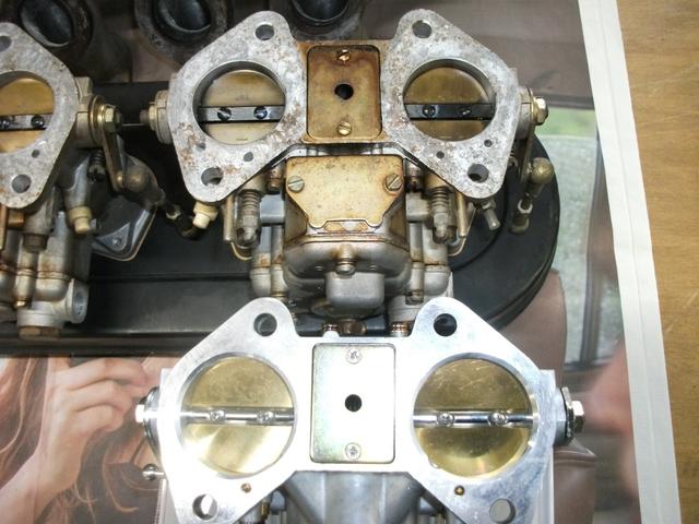 カウンタック ＬＰ４００Ｓ　５速ＭＴ　エンジンフルＯＨ済み（クランクシャフトバランス取り）　ピストン、リング、メタル新品　バルブすり合わせ　ワンオフマフラー　エギゾースト　パナスポーツアルミ　ＡＰレーシングブレーキキット（56枚目）