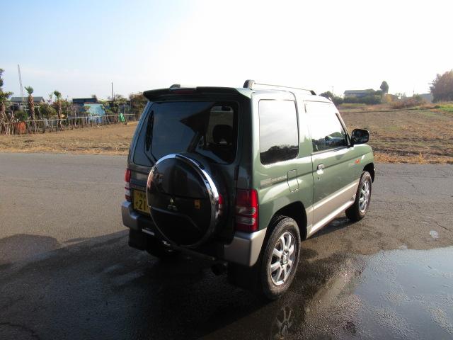 パジェロミニ ＶＲ－ＩＩ　５速ＭＴ　パートタイム４ＷＤ　ターボ　集中ドアロック　ドラレコ　ＥＴＣ　ドアバイザー　純正アルミ　ルーフレール　タイベル交換歴あり　車検令和８年１１月１１日　修復歴無し（9枚目）