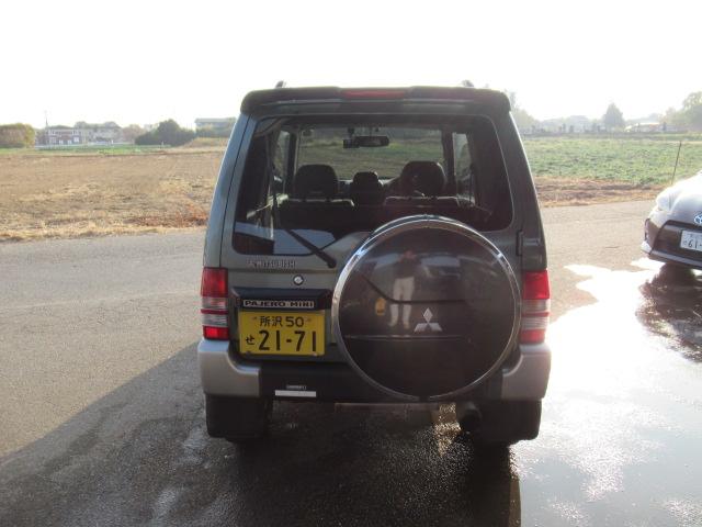 パジェロミニ ＶＲ－ＩＩ　５速ＭＴ　パートタイム４ＷＤ　ターボ　集中ドアロック　ドラレコ　ＥＴＣ　ドアバイザー　純正アルミ　ルーフレール　タイベル交換歴あり　車検令和８年１１月１１日　修復歴無し（11枚目）