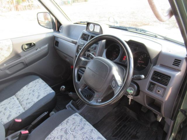 パジェロミニ ＶＲ－ＩＩ　５速ＭＴ　パートタイム４ＷＤ　ターボ　集中ドアロック　ドラレコ　ＥＴＣ　ドアバイザー　純正アルミ　ルーフレール　タイベル交換歴あり　車検令和８年１１月１１日　修復歴無し（29枚目）