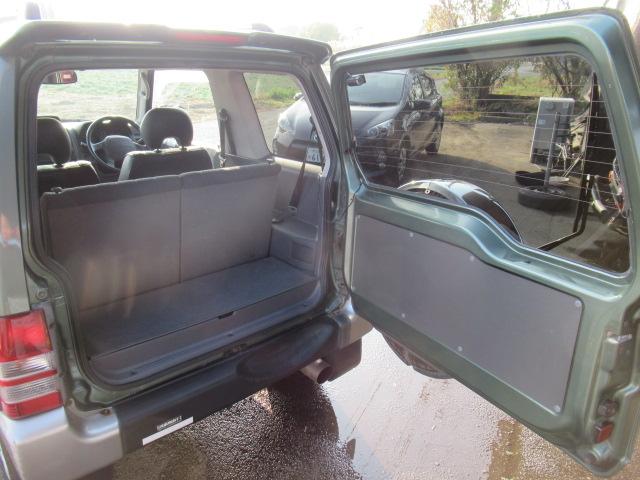 パジェロミニ ＶＲ－ＩＩ　５速ＭＴ　パートタイム４ＷＤ　ターボ　集中ドアロック　ドラレコ　ＥＴＣ　ドアバイザー　純正アルミ　ルーフレール　タイベル交換歴あり　車検令和８年１１月１１日　修復歴無し（37枚目）