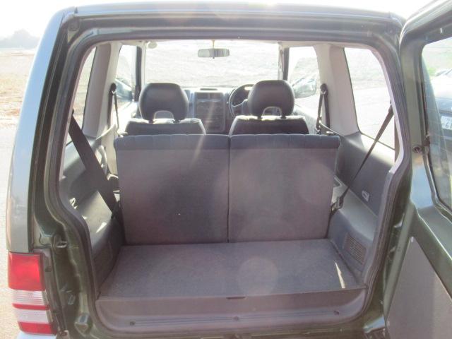 パジェロミニ ＸＲ－ＩＩ　５速ＭＴ　切り替え式４ＷＤ　ドアバイザー　パワステ　エアコン　走行８万キロ台（35枚目）