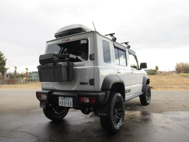 ジムニーノマド ＦＣ　ハイブリッジファースト３インチリフトアップ、Ｆバンパー、スキッドプレート、１６インチアルミ　Ｆグリル　タニグチ製ＲバンプＢ　ケンウッドナビ、ＴＶ、Ｂカメラ、ＥＴＣ　前後ドラレコ　ルーフボックス３２０（10枚目）