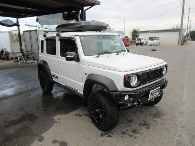 ジムニーノマド ＦＣ　ハイブリッジファースト３インチリフトアップ、Ｆバンパー、スキッドプレート、１６インチアルミ　Ｆグリル　タニグチ製ＲバンプＢ　ケンウッドナビ、ＴＶ、Ｂカメラ、ＥＴＣ　前後ドラレコ　ルーフボックス３２０（16枚目）