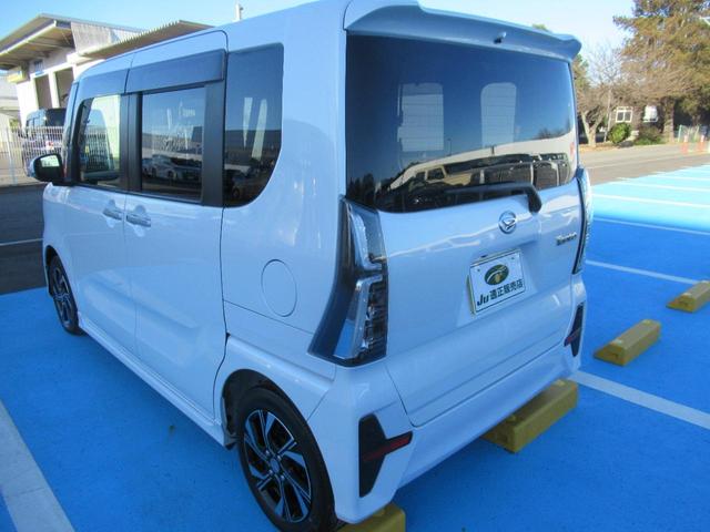 タント カスタムＸ　寒冷地仕様車　誤発進抑制　地デジ　ブルートゥース　リアカメラ　ＵＳＢ　ＥＴＣ車載器　ＳＤナビゲーション　オートミラー　車線逸脱警報　フルフラット　ＬＥＤランプ　スマキー　盗難防止システム　ナビＴＶ（4枚目）