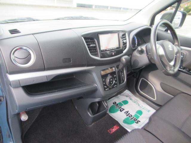 ワゴンRスティングレー X ナビテレビ 盗難防止 電格ミラー ETC付 Iストップ スマートキープッシュスタート ワンセグTV ABS付 運転席エアバッグ パワステ AUTOエアコン PW 衝突安全ボディ オートライト(24枚目)