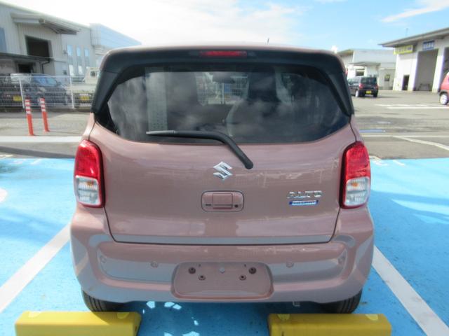 アルト ハイブリッドX 電格ミラー キーフリ シートヒータ ブレーキサポート オートLED 車線逸脱警告 LEDヘッド ESC セキュリティアラーム オートエアコン アイドリングストップ 衝突安全ボディ エアバッグ ABS(4枚目)