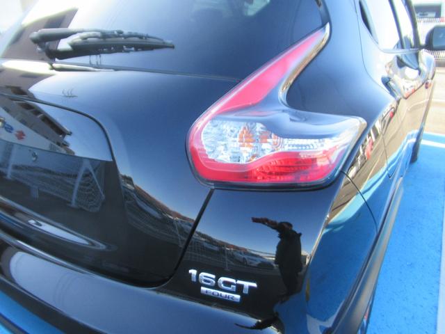 ジューク 16GT FOUR パーソナライゼーション バックカメラ ドライブレコーダー 盗難防止システム DVD再生 ETC ターボ 4WD スマートキー オートライト フルセグテレビ 全方位カメラ 衝突安全ボディ 衝突被害軽減システム SDナビ(19枚目)