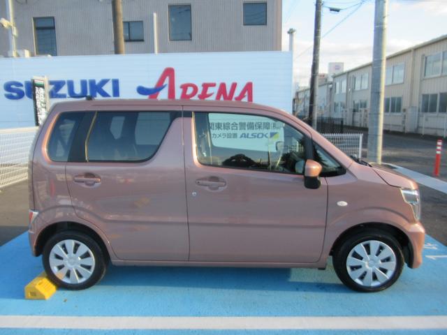 ワゴンＲ ＦＸ　ＦＸ（４名）　衝突軽減ブレーキサポート　シートヒーター付き　クリソナ　電動ミラー　運転席助手席エアバック　キーレスエントリーシステム　セキュリティアラーム　フルフラット　運転席エアバック　パワステ（6枚目）
