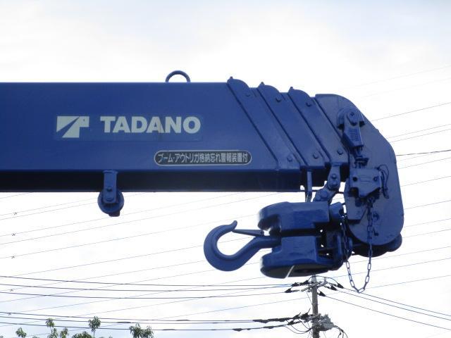　タダノ　２．９３ｔ吊クレーン４段　フックイン　積載２．７ｔ　ラジコン　過巻防止装置　ロープ穴３対　マニュアル６速　ＥＴＣ　エアバック(71枚目)