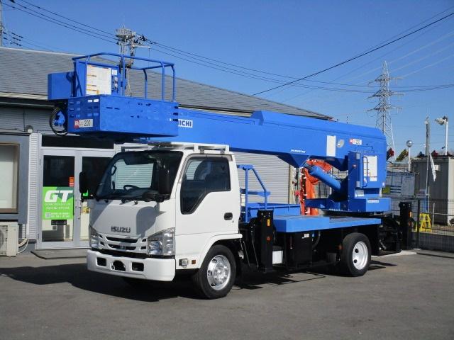 　ＳＫ２２Ａ　アイチ　２２ｍ　高所作業車　　鉄バケット　坂道発進補助装置　ブーム自動格納　ＥＴＣ　集中ドアロック　エアバッグ(2枚目)