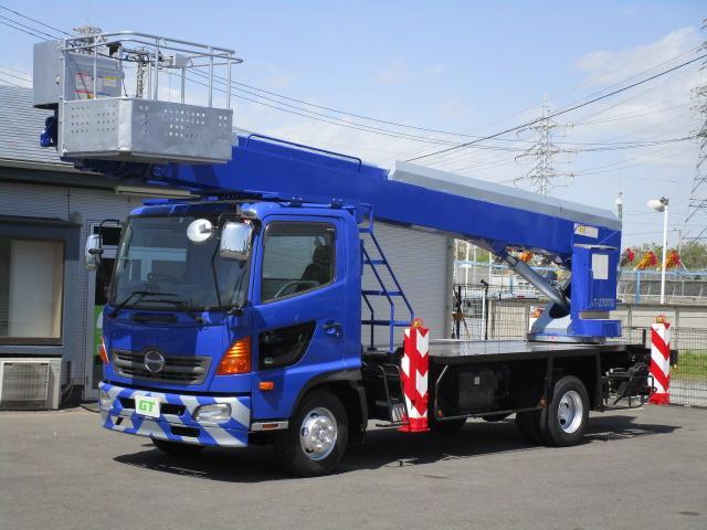 ヒノレンジャー 　タダノ　ＡＴ２７０ＴＧ　高所作業車　２７ｍ　鉄バケット　ブーム自動格納　ＥＴＣ　集中ドアロック　エアバック　パワステ　パワーウィンドウ（2枚目）