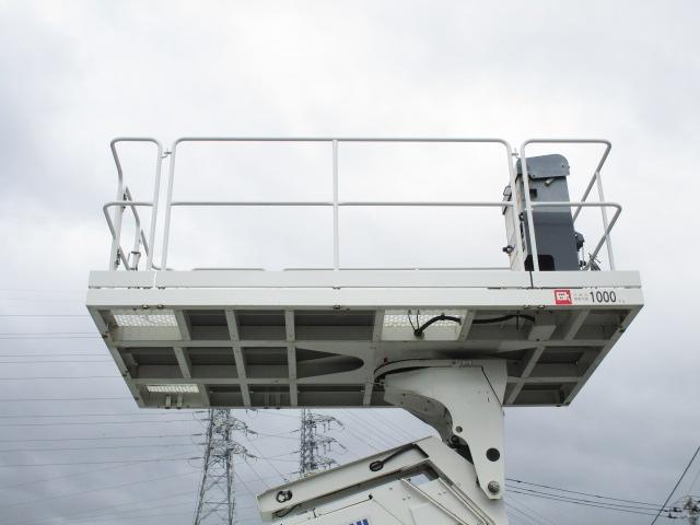 エルフトラック 　アイチ製ＴＺ１２Ｃ１ＲＲ・１ローラージャッキ・旋回デッキ・プラットフォーム・バケット積載１０００ｋｇ（18枚目）