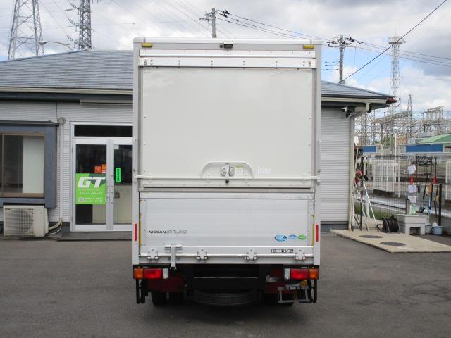 アトラストラック 　日本トレクス・内寸（約）３０３－１６６－１９８ｃｍ・１２５０ｋｇ積載・ラッシングレール２段・バックモニター（6枚目）