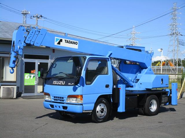 エルフトラック  タダノ・TS-55MS・ブーム先端チルトヘッド・フロントジャッキ・2.9t吊・(2枚目)