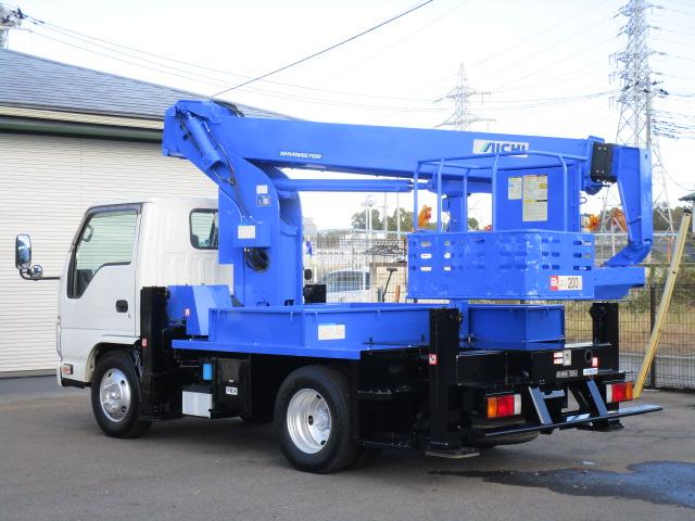エルフトラック アイチ・SB12A・ブーム自動格納・鉄バケット(3枚目)