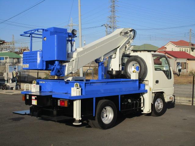 エルフトラック タダノ・AT-121TG・ブーム自動格納・自動ジャッキ・鉄バケット(3枚目)