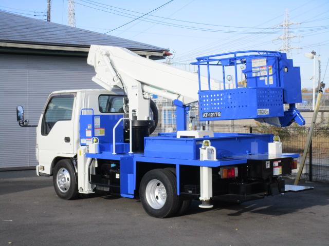 エルフトラック タダノ・AT-121TG・ブーム自動格納・自動ジャッキ・鉄バケット(4枚目)