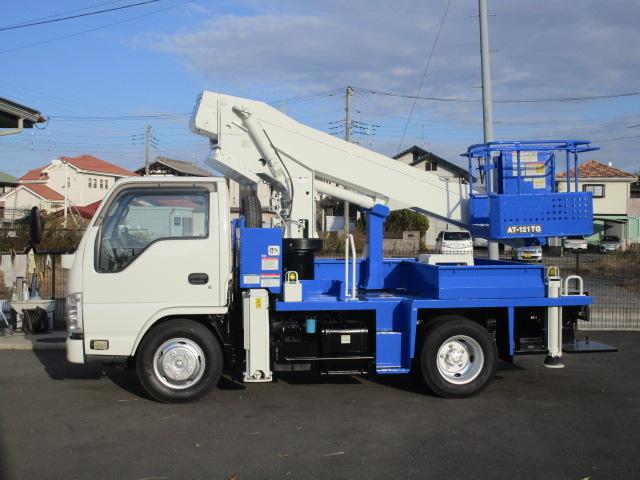 エルフトラック タダノ・AT-121TG・ブーム自動格納・自動ジャッキ・鉄バケット(6枚目)