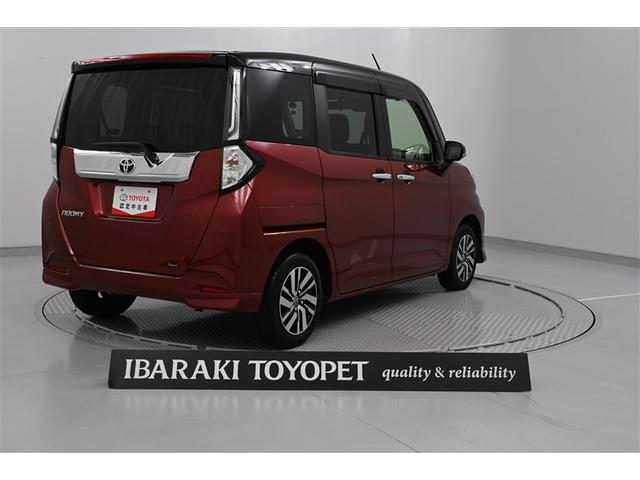 ルーミー カスタムG アイドリング 両側電動SD LEDヘット バックビューモニター 衝突回避ブレーキ TV 地デジ スマートキー クルーズコントロール 点検記録簿 ドライブレコーダー オートエアコン アルミホイール PW(3枚目)