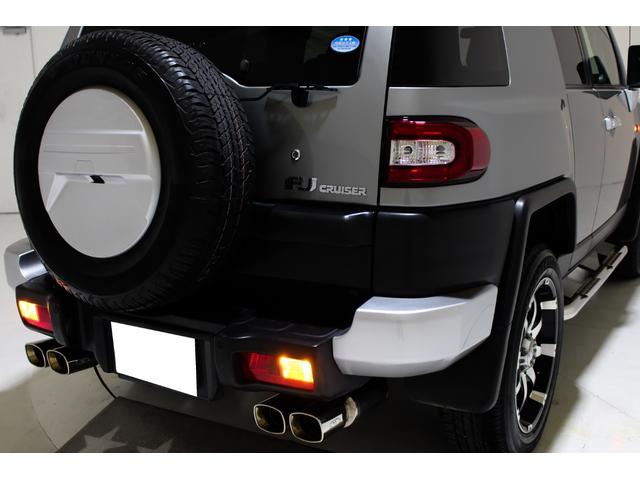 ＦＪクルーザー カラーパッケージ　４ＷＤ　２ＫＢ　ＡＰＪヴィンテージレザー調シートカバー　２０インチアルミホイール　ＬＥＤパークシグナル　ＬＥＤファイバーテール　チューブサイドステップ　デュアルダブルマフラー　ナビ　Ｂカメラ　ドラレコ（41枚目）