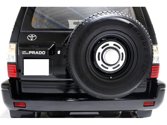 ランドクルーザープラド RX 4WD 丸目仕様 APJ製ヴィンテージグリル APJ製ヴィンテージ16インチアルミホイール 丸目スモークヘッドライト インナーブラックコーナーランプ LEDコンビテールランプ スモークサイドマーカー(38枚目)