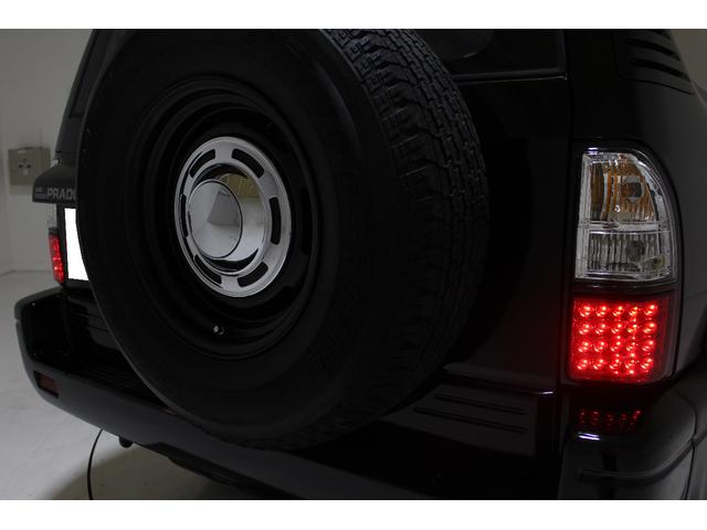ランドクルーザープラド RX 4WD 丸目仕様 APJ製ヴィンテージグリル APJ製ヴィンテージ16インチアルミホイール 丸目スモークヘッドライト インナーブラックコーナーランプ LEDコンビテールランプ スモークサイドマーカー(45枚目)