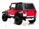 スポーツ　４ＷＤ　ソフトトップ　リフトアップ　ヒッチメンバー　ワイドオーバーフェンダー　ＬＥＤイカリング　ＬＥＤヘッドライト　ＥＴＣ　社外１５インチホイール　ジオランダーＡ／Ｔ　テールガード　サイドステップバー(11枚目)