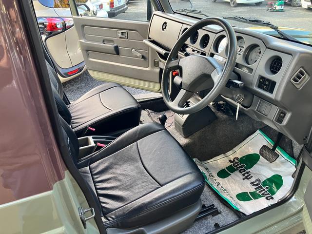 ジムニー XL リフトアップ 社外マフラー ファルケン M/T マッドタイヤ タイベル交換済み 社外フロントバンパー リアバンパー シートカバー 再塗装車(33枚目)