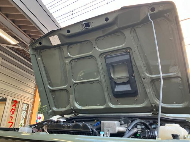 ジムニー XL リフトアップ 社外マフラー ファルケン M/T マッドタイヤ タイベル交換済み 社外フロントバンパー リアバンパー シートカバー 再塗装車(46枚目)