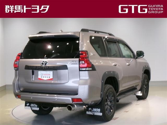 ランドクルーザープラド TX Lパッケージ マットブラックエディション 革シート 4WD フルセグ メモリーナビ ミュージックプレイヤー接続可 バックカメラ 衝突被害軽減システム ETC LEDヘッドランプ ワンオーナー 記録簿(3枚目)